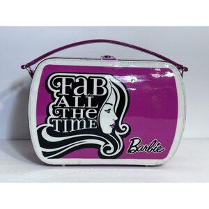 Barbie Makeup Travel Bag  Hot Pink Patent Train Case Fab All The Time